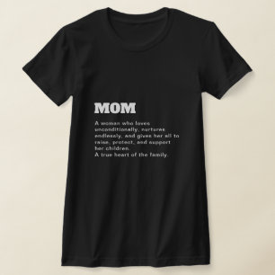 Custom Mom Definition voor Moederdag 2025 T-shirt