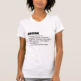 Custom Mom Definition voor Moederdag 2025 T-shirt