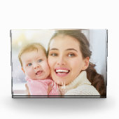 Custom Mom Established Modern Script Fotoblokken (Voorkant)