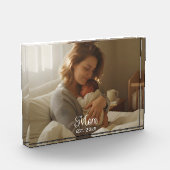 Custom Mom Established Modern Script Fotoblokken (Links)