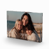 Custom Mom Established Modern Script  Fotoblokken (Rechts)