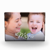 Custom Mom Established Modern Script Fotoblokken (Voorkant)