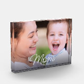 Custom Mom Established Modern Script Fotoblokken (Links)