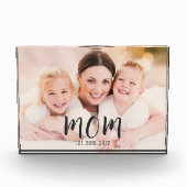 Custom Mom Established Modern Script  Fotoblokken (Voorkant)