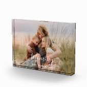 Custom Mom Established Modern Script Photo  Fotoblokken (Rechts)