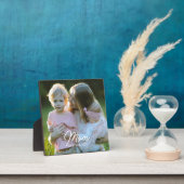 Custom Mom Established Modern Script Photo Fotoplaat (Insitu)