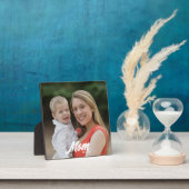 Custom Mom Established Modern Script Photo Fotoplaat (Insitu)