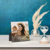 Custom Mom Established Modern Script Photo Fotoplaat (Insitu)