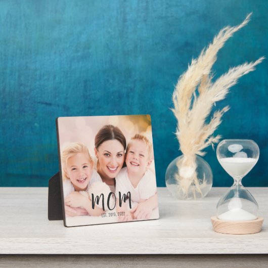 Custom Mom Established Modern Script Photo Fotoplaat (Insitu)
