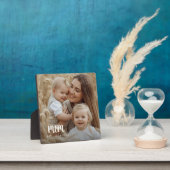 Custom Mom Established Modern Script Photo Fotoplaat (Insitu)