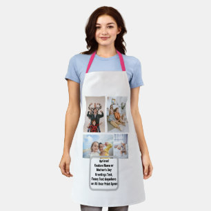 Custom Mom Foto Schort - Gepersonaliseerde Moederd