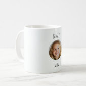 Custom Mom | Gepersonaliseerde gezichtsfoto | Unie Koffiemok (Voorkant links)
