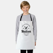 Custom Mom & Kids Holiday Apron Set Schort (Gedragen)