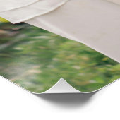 Custom Mom Photo Boeket Personaliseren Glossy Post Perfect Poster (Hoek)