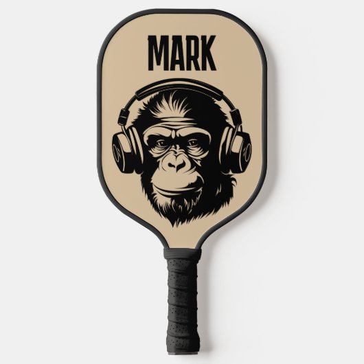 CUSTOM MONKEY FUNNY PICKLEBALL PADDLE (Voorkant)