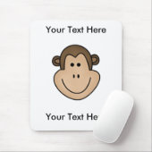 Custom Monkey Mousepad -  Muismat (Met muis)