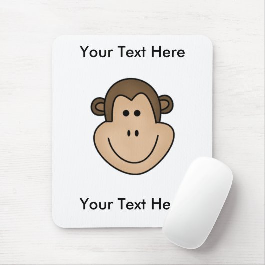 Custom Monkey Mousepad - Muismat (Met muis)