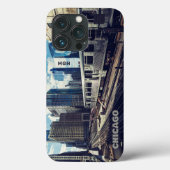 Custom Monogram Chicago USA Case-Mate iPhone Case (Achterkant)