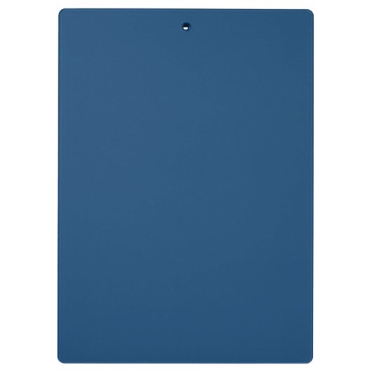 Custom Monogram Chinoiserie Blauw en Wit Klembord (Achterkant)