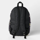 Custom Monogram Elderberry Elegance Rugzak (Achterkant)