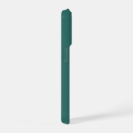 Custom Monogram Green Case Gift for Teens & Adults iPhone Hoesje (Rechterkant)