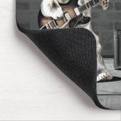 Custom Monogram Guitar Punk Rock Beer Musician Muismat (Hoek)