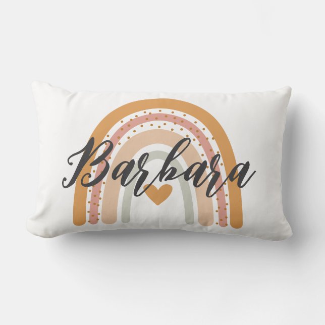 Custom Monogram Initial Throw Pillow Kussen (Voorkant)