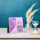 Custom Monogram Life is een Crazy Ride Fotoplaat (Insitu)