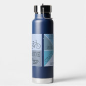 Custom Monogram Life is een Crazy Ride Waterfles (Links)