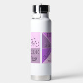 Custom Monogram Life is een Crazy Ride Waterfles (Rechts)