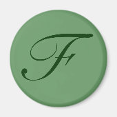 Custom Monogram Magnet (Voorkant)