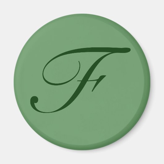 Custom Monogram Magnet (Voorkant)