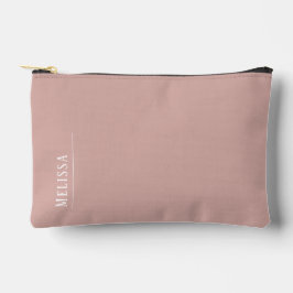 Custom monogram, modern blush roze etui