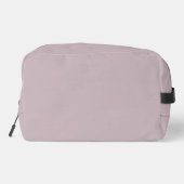 Custom monogram, moderne mauve cosmetische tas kit (Achterkant)