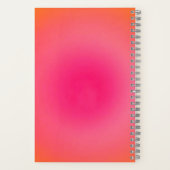 Custom Monogram Notebook – Serif Name With Aura Notitieboek (Achterkant)