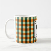 Custom Monogram Plaid Mug Gift for Women & Men Koffiemok (Links)