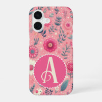 Custom Monogram Roze Enchanted Blooms