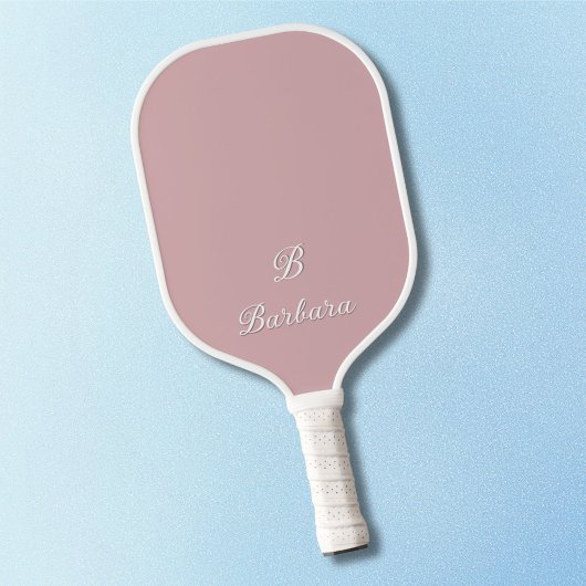 Custom Monogram Script Name Pickleball Paddle