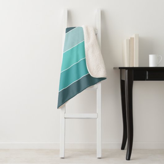 Custom Monogram Sherpa Blanket Deken (In situ)