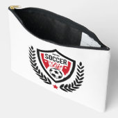 Custom Monogram Soccer Logo Etui (Open)