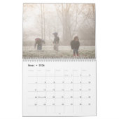 Custom Monogram Spanish Green Photo Kalender (Jan 2026)