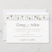 Custom_Monogram Weddenschap Kaart (Voorkant)