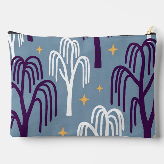 Custom Monogram Willow Tree Pattern  Etui (Achterkant)