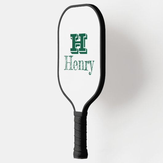 Custom Monogram With First Name Pickleball Paddle (Links)