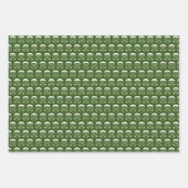 Custom Monogrammed Golf Inpakpapier Vel (Voorkant 3)