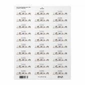 Custom Monster Truck Return Address Labels (Full Sheet)