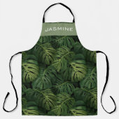 Custom Monstera Leaf Tropical Pattern Schort (Voorkant)