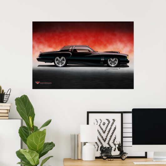 Custom Monte Carlo Poster (Thuiskantoor)