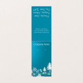 Custom Mooie Vakantie Tent Oorbel Display Kaarten (Buitenkant ongevouwen)