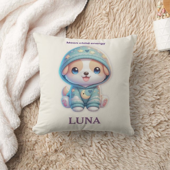 Custom Moon Child Energy Dog Pillow Kussen (Deken)